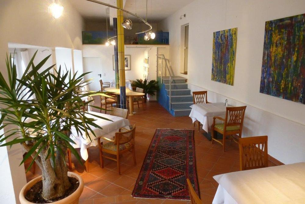 Hotel Alpenblick Garni Юберлинген Ресторант снимка